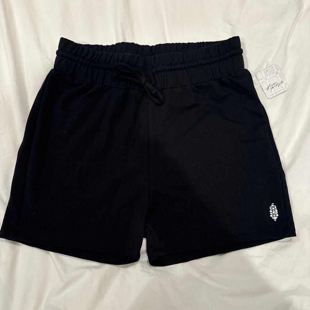 NWT black free people shorts S